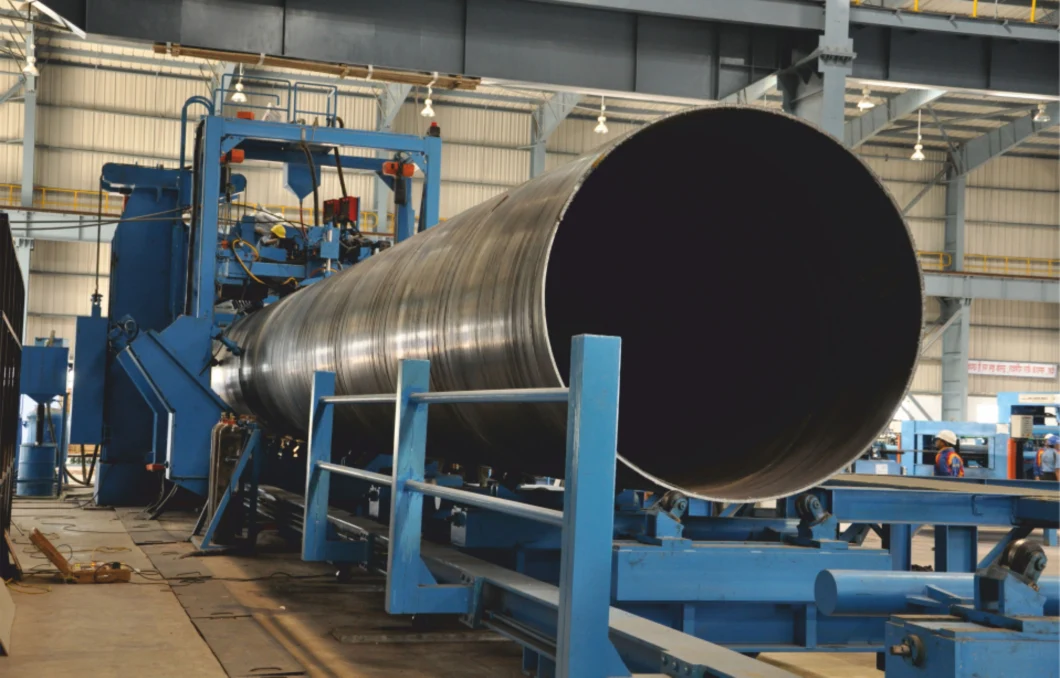 Wholesale Q235B SSAW Sawh Spiral Welded Pipe Galvanized Metal Steel Tube