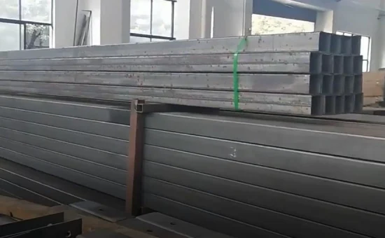 Alta Qualidade ASTM A500 Shs Rhs ASTM A500 Aço 100X100 Ms Tubo Quadrado Galvanizado Seção Oca Tubo Retangular Lista de Preços Prod Quadrado Galvanizado de Alta Qualidade