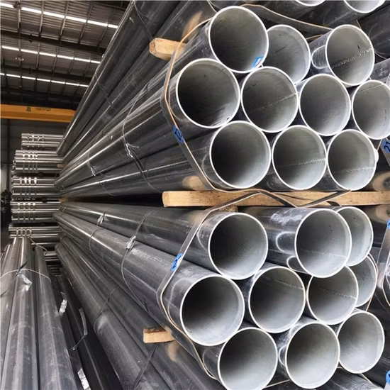 Tubo de aço galvanizado por imersão a quente R80018q direto da fábrica Tubo de aço galvanizado para combate a incêndio DN100